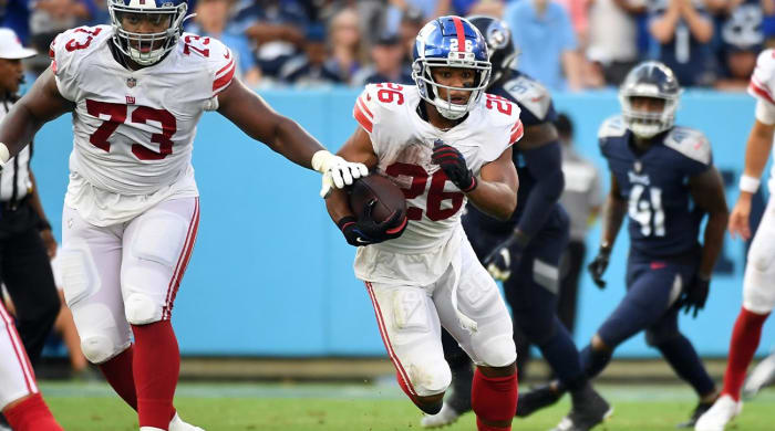 New York Giants running back Saquon Barkley